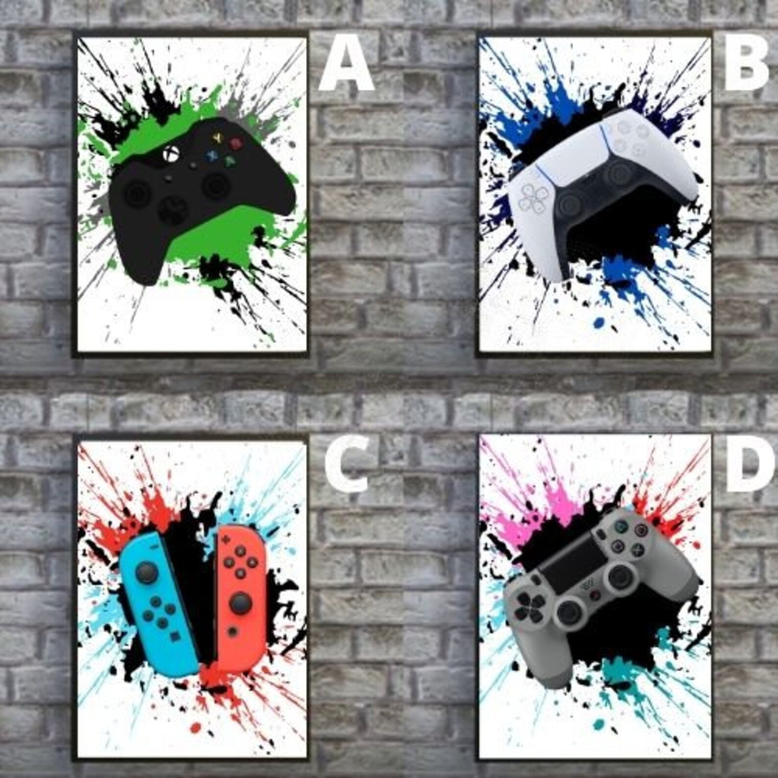 Gaming Prints Gamer print Teen bedroom Gaming room Kids | Etsy