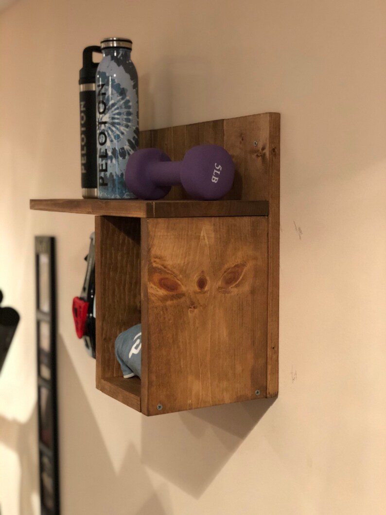 Home Gym Shoe Shelf peloton Inspired Etsy