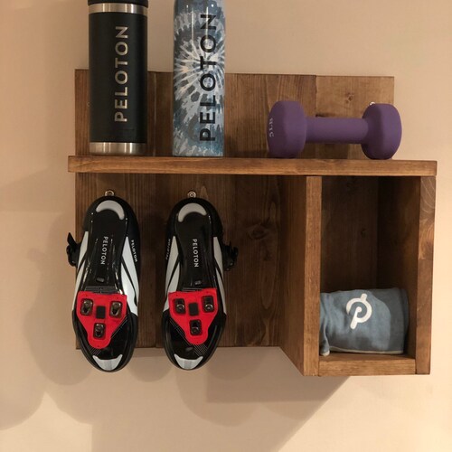 Home Gym Shoe Shelf peloton Inspired Etsy