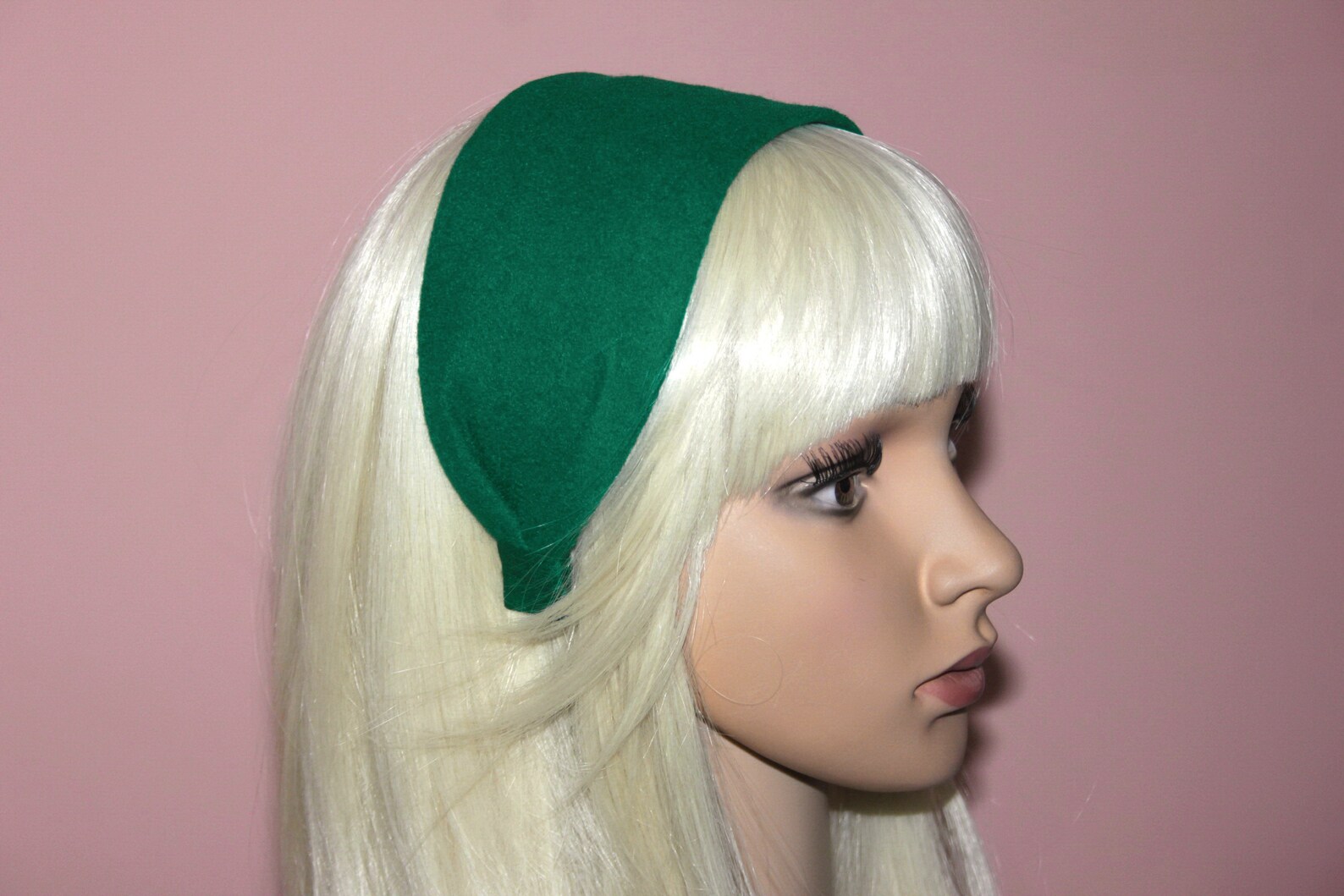 Green Women Headband Warm and Soft Cashmere Hairband Fall Etsy
