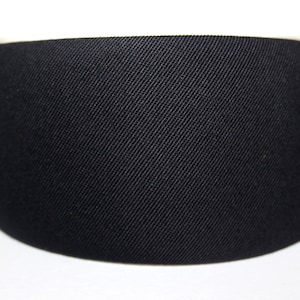 Denim cotton headband black wide headband for women head scarf headcover, no plastic, no hard, more widths available image 6