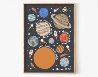 The Universe - Quran Verse | Framed