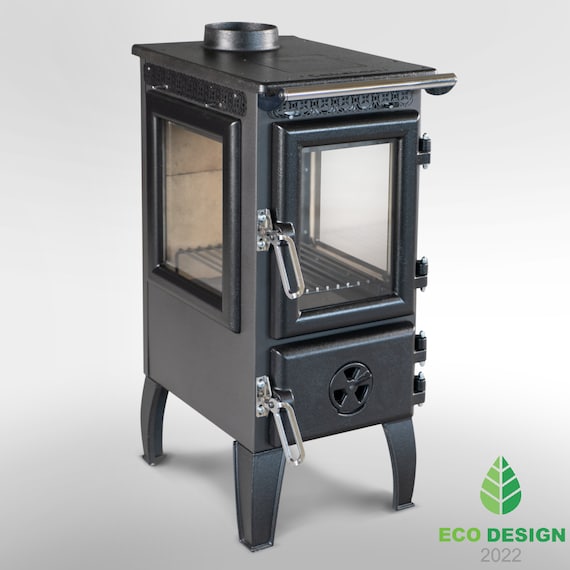 Cast iron stove with oven, wood burning stove, fireplace, cooker stove