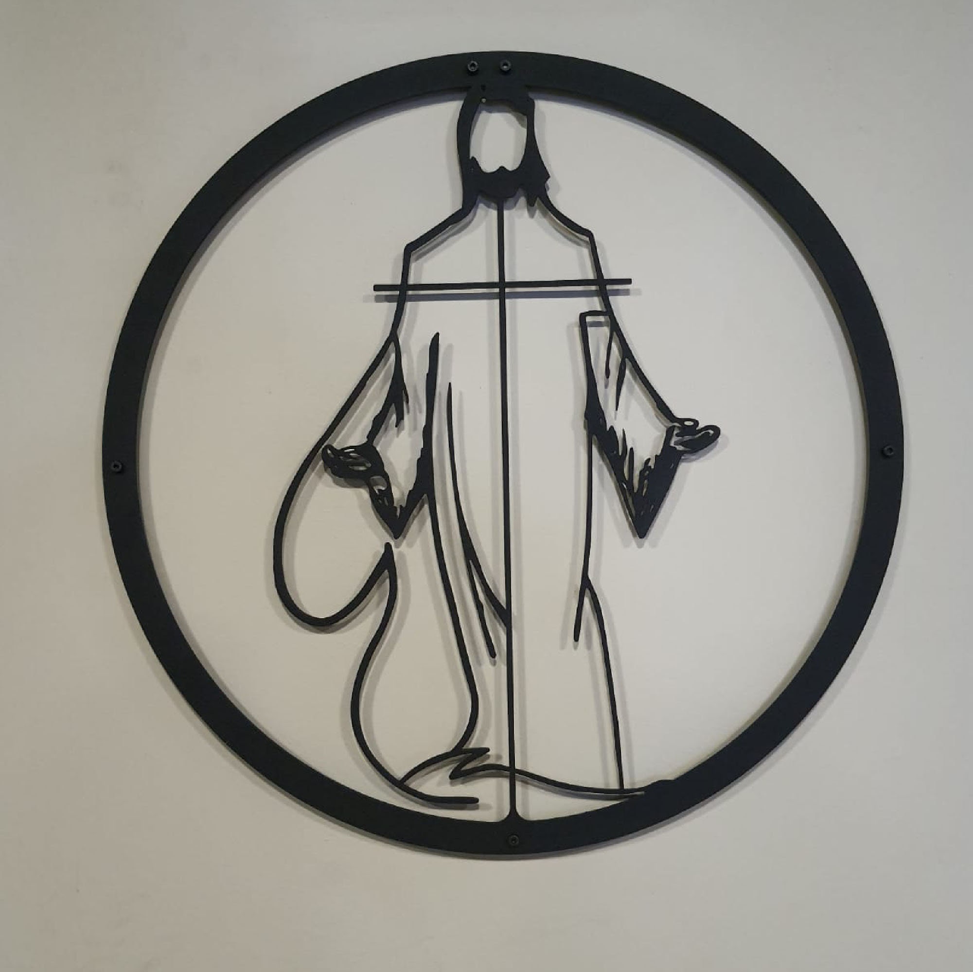 Jesus Christ Wall Art Metal Wall Art Metal Wall Decor Lake Etsy