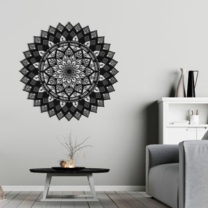 Palazzo - Mandala Wall Art, Yoga Wall Decor, Above Bed Art, Metal Signs, Large Wall Art, Living Room, Chakra Decor, Spiritual Room Decor