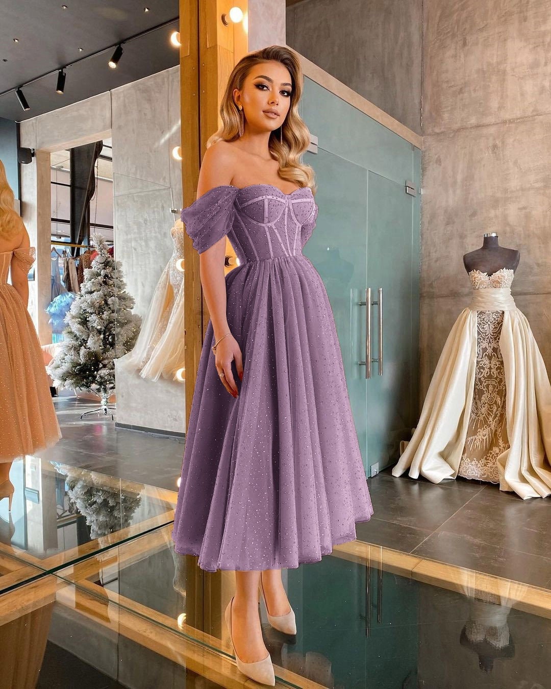 prom skirt midi