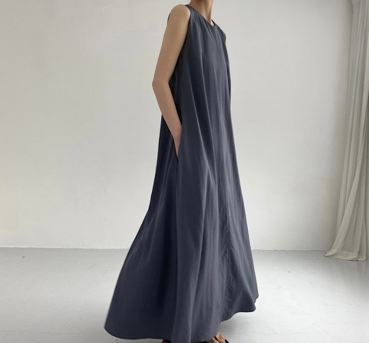 Women's Soft Casual Loose Robe Sleeveless Midi Dress - Etsy
