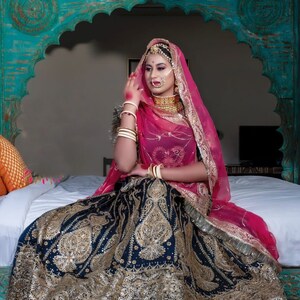 Bridal rajputi poshak online sales