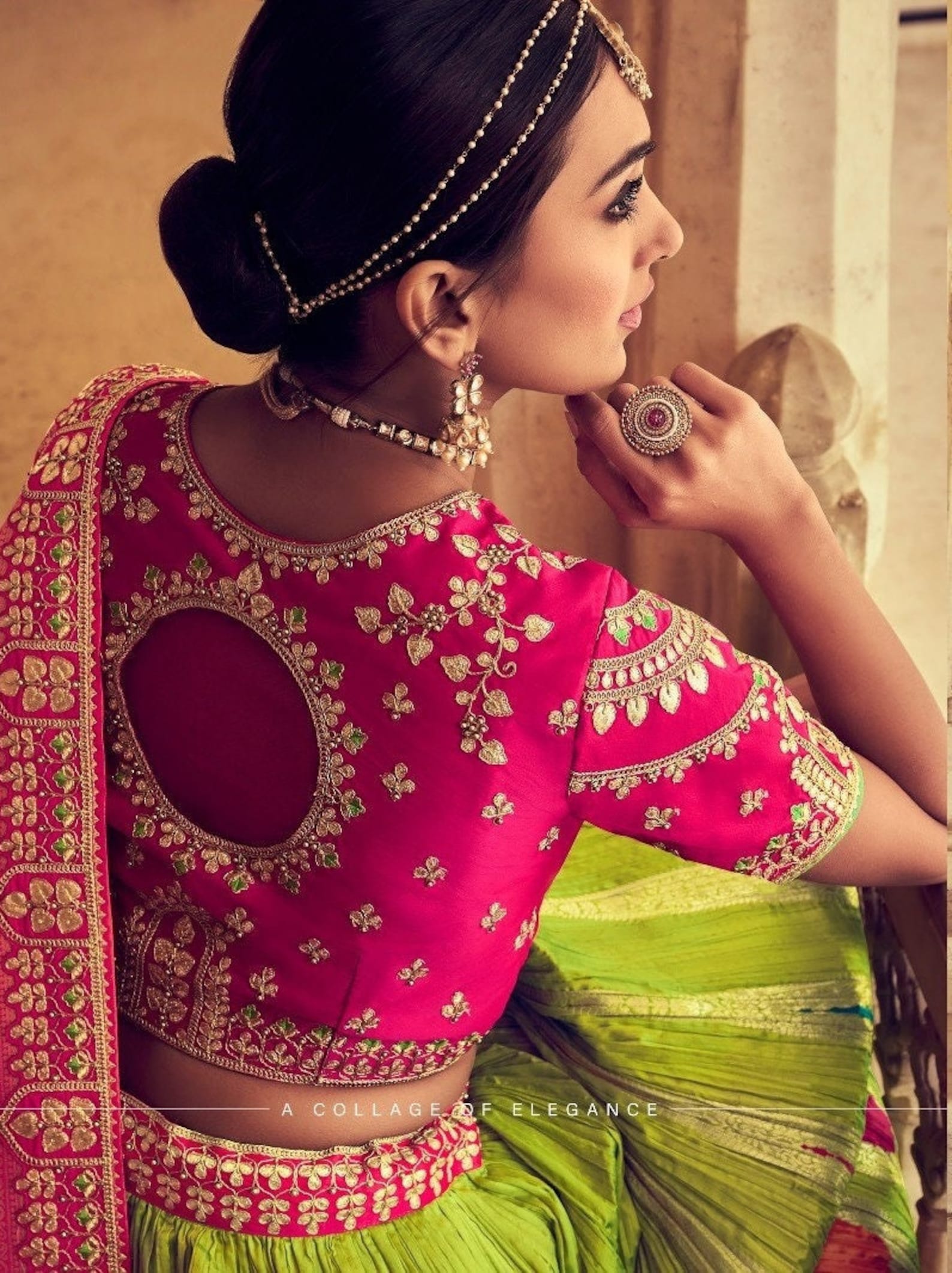 Lishara Banarasi Silk Bridesmaid Lehenga Set