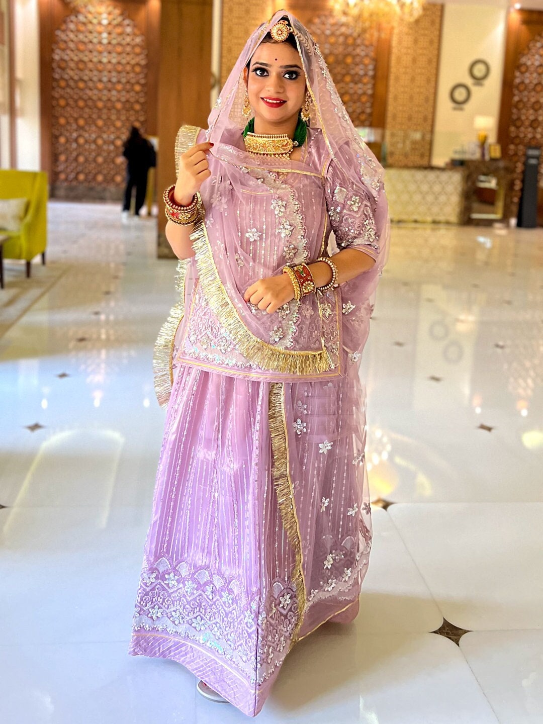 Dolly Jain - 'Rajputi Poshak' worn by Rajput ladies in... | Facebook