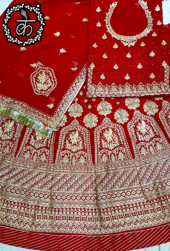 Rajputi bridal poshak with price deals