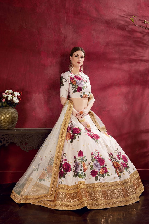 Pure Soft Georgette Wine Color Anarkali Gown With Floral Dupatta – TANHAI