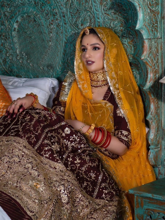 22 karat yellow gold Vintage traditional Rajputana Necklace gorgeous  Rajwadi poshak necklace wedding jewelry set92 | TRIBAL ORNAMENTS