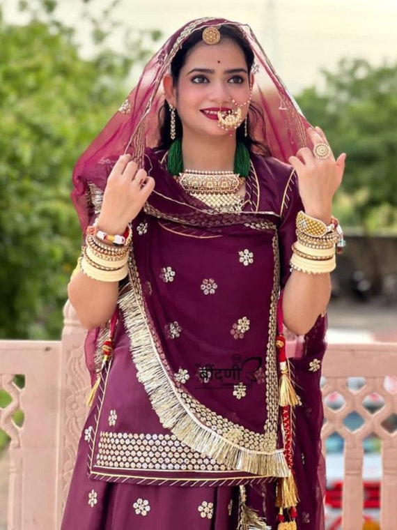 Shivani Rathore 💫 | Rajasthani dress, Indian bridal fashion, Rajputi dress