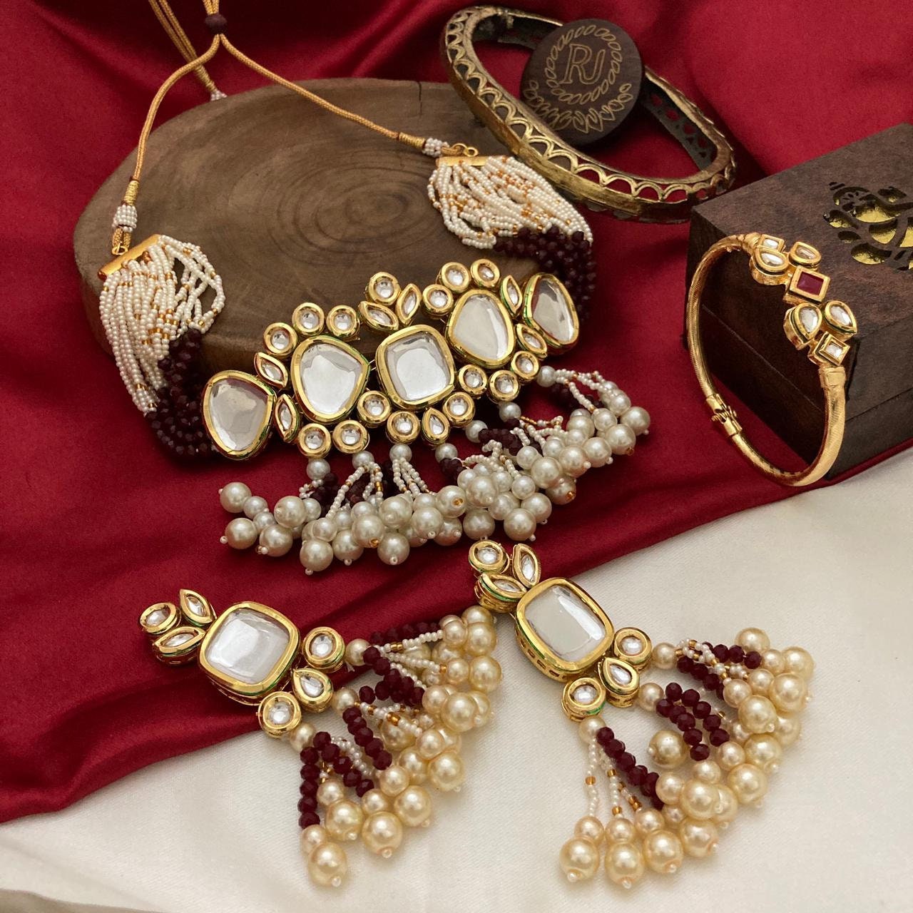 Rajasthani necklace / Wedding Necklace / Jaipur Jewellery / Etsy