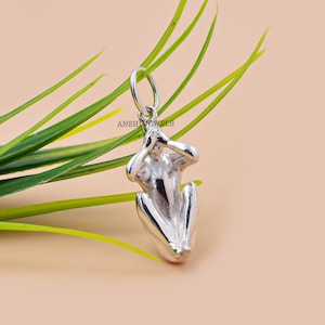 Ciondolo scimmia in argento sterling 925, ciondolo scimmia Don&#39;t Look Bad, nuovo ciondolo scimmia portafortuna di design, ciondolo scimmia all&#39;ingrosso