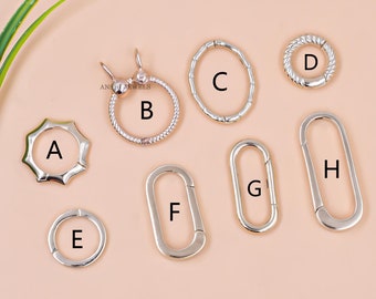 14K Yellow Gold Plain Enhancer Lock, Wholesale Designer Lock Jewelry