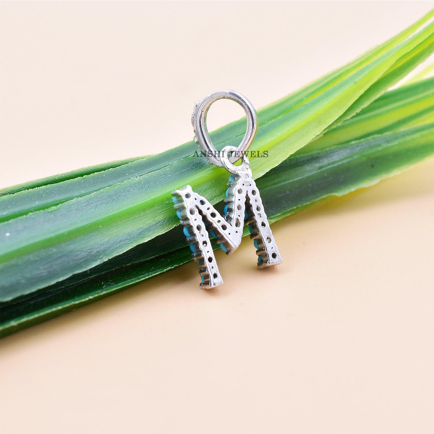 Letter Charms for Necklaces, Sterling Silver Letter Charms