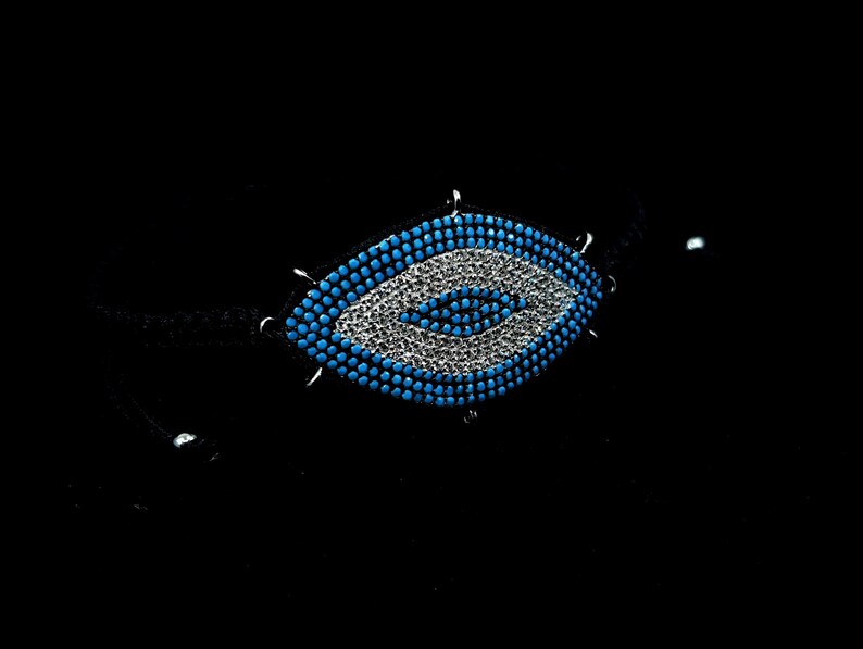 Eye Sterling Silver Evil Gift for Her Macrame Gemstone Turquoise /& Tiny Zircon Handmade Bracelet 925 Large