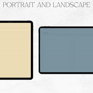 Minimalist Checklist Single and Double Column Portrait and Landscape ...