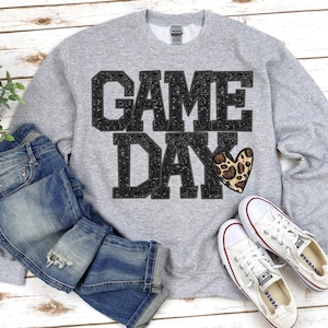 Game Day DTF Transfer | DTF Transfers | DTF Prints | Faux Sequins dtf | Ready To Press dtf Transfer- Football Transfers-Sports dtf transfers