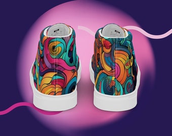 Men’s Psychedelic High Tops