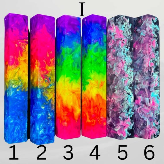 Diamond Painting Pen - Block I - handmade custom handcrafted lathe acrylic - Castaway Creations