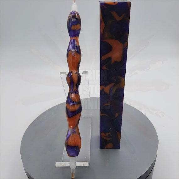 Diamond Painting Pen - Purple Sunset - Handmade Custom handcrafted lathe acrylic