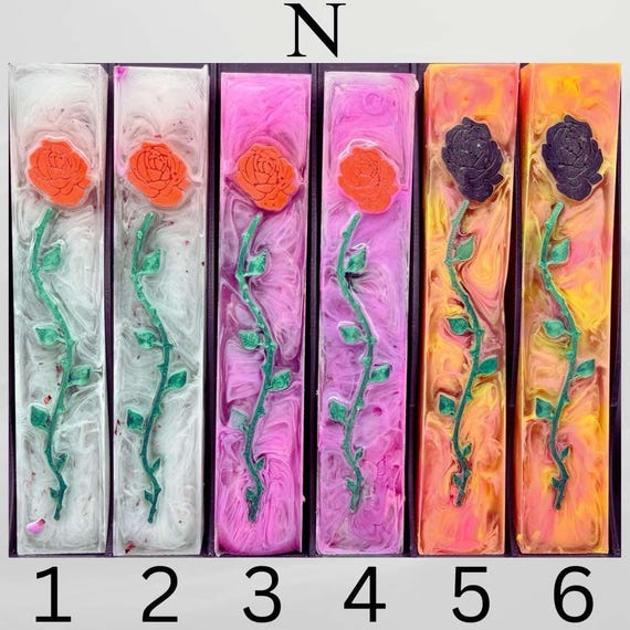Diamond Painting Pen - Block N - handmade custom handcrafted lathe acrylic - Castaway Creations