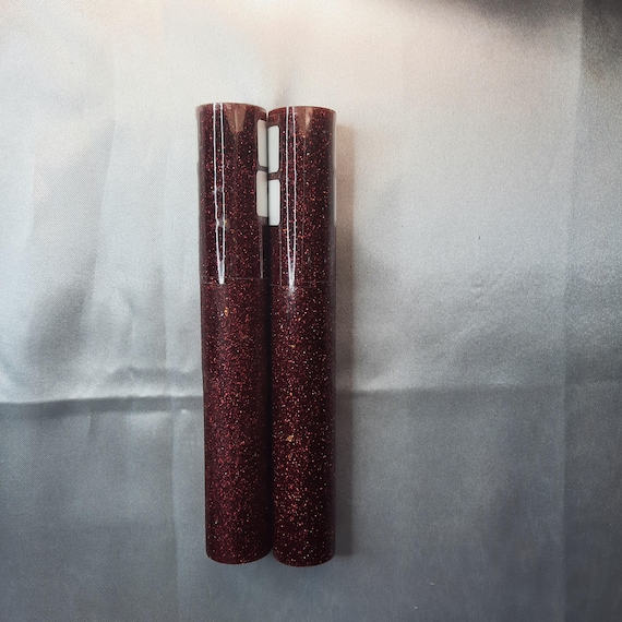 Diamond Painting Pen  - Strawberry Rouge Shimmer Glitter - Handmade Custom red handcrafted lathe acrylic red sparkle shiny