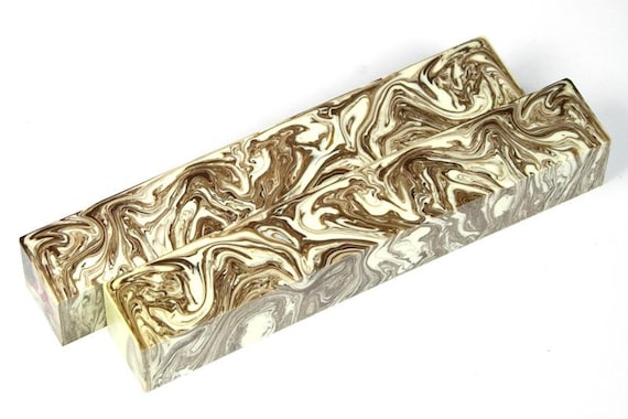 Diamond Painting Pen - Chocolate Mousse Limited Edition  - handmade custom handcrafted lathe acrylic brown, cream