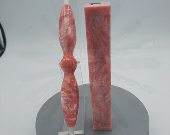 Diamond Painting Pen - Pink Lady Mono Swirl - Handmade Custom handcrafted  lathe acrylic