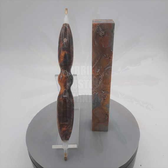 Diamond Painting Pen - Molten Metal - handmade custom gold, silver, bronze handcrafted lathe acrylic