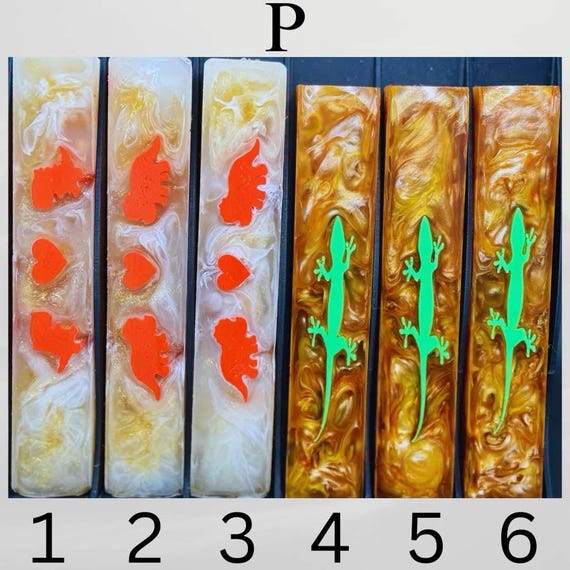 Diamond Painting Pen - Block P - handmade custom handcrafted lathe acrylic - Castaway Creations