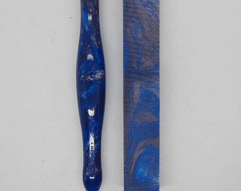 Diamond Painting Pen - Mermaid's Treasure - Handmade Custom handcrafted lathe acrylic blue