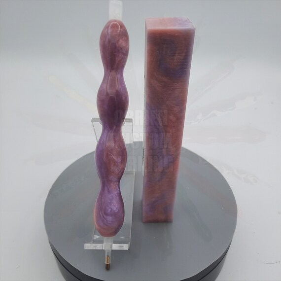 Diamond Painting Pen - Hopeless Romantic Glitter Swirl - Handmade Custom hand turn lathe Pink, lavender