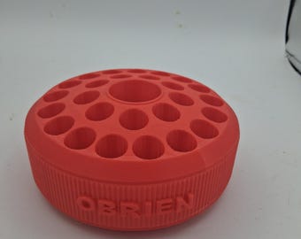 Rotating Pen Carousel Red - Obrien Custom Turning Diamond painting pen display modified model without storage in middle