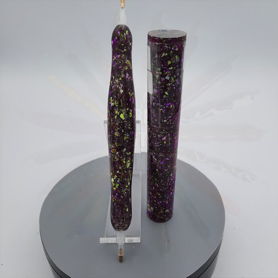 Diamond Painting Pen  - Mermaid Pixie Glitter - Custom handmade handcrafted lathe acrylic sparkle shiny