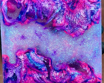 Diamond Painting Pen - ReganThon Event Exclusive - handmade custom handcrafted lathe acrylic  Purple Pink Glitter