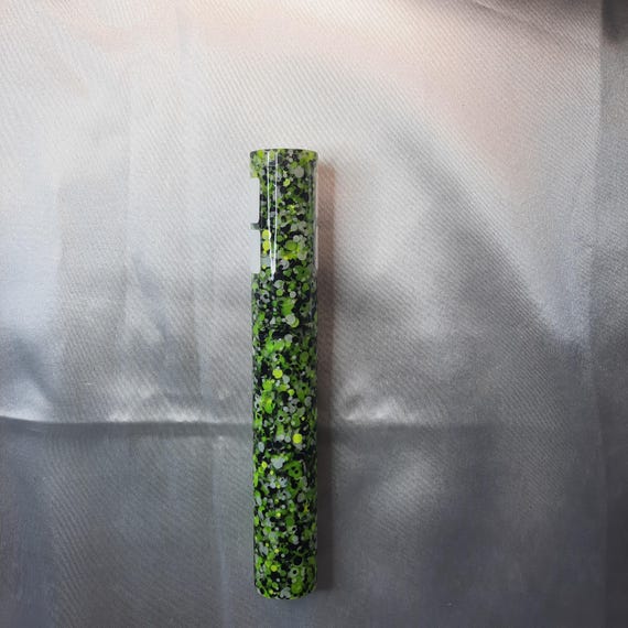 Diamond Painting Pen  - Contagion Circle Glitter - Custom handmade handcrafted lathe acrylic green black sparkle shine