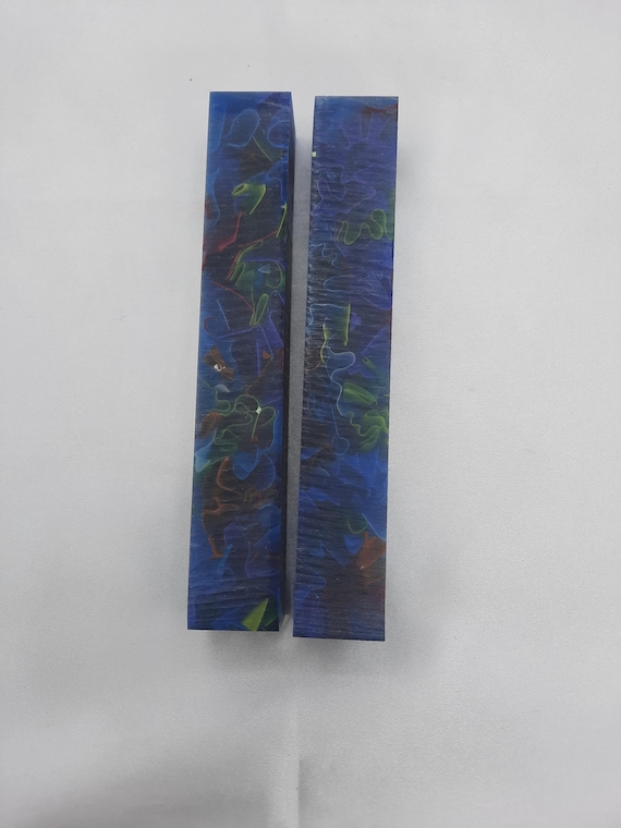 Diamond Painting Pen - Deep Sea Coral Reef Limited Edition - handmade custom handcrafted lathe acrylic Blue red green