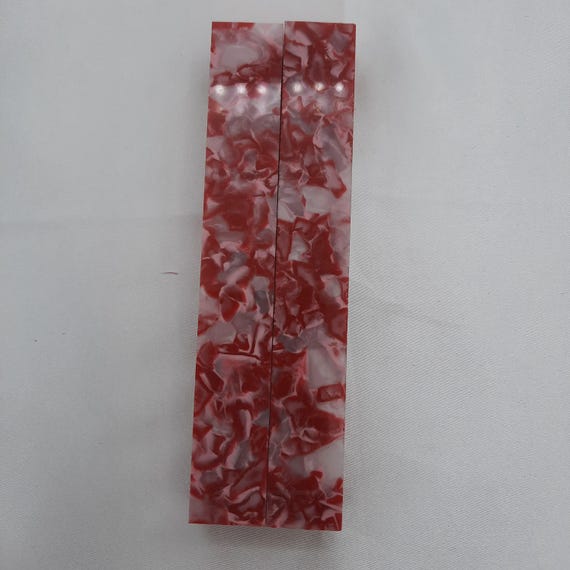 Diamond Painting Pen  - Cherry Blizzard limited edition - handmade custom handcrafted lathe acrylic red white