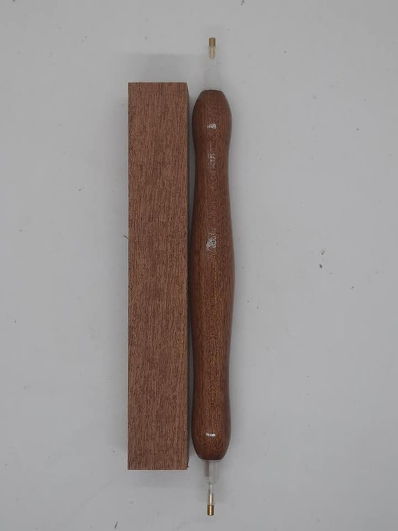 Diamond Painting Pen - Sapele Wood - Custom handmade handcrafted lathe acrylic