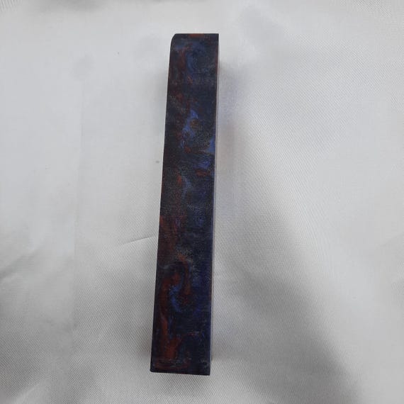 Diamond Painting Pen - Berry Oblivion Glitter Swirl - handmade custom handcrafted lathe acrylic blue red