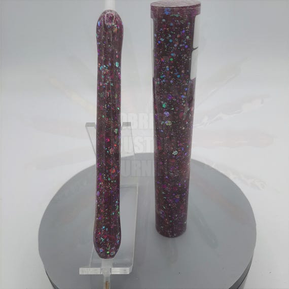 Diamond Painting Pen  - Bashful Glitter - handmade custom handcrafted lathe acrylic pink