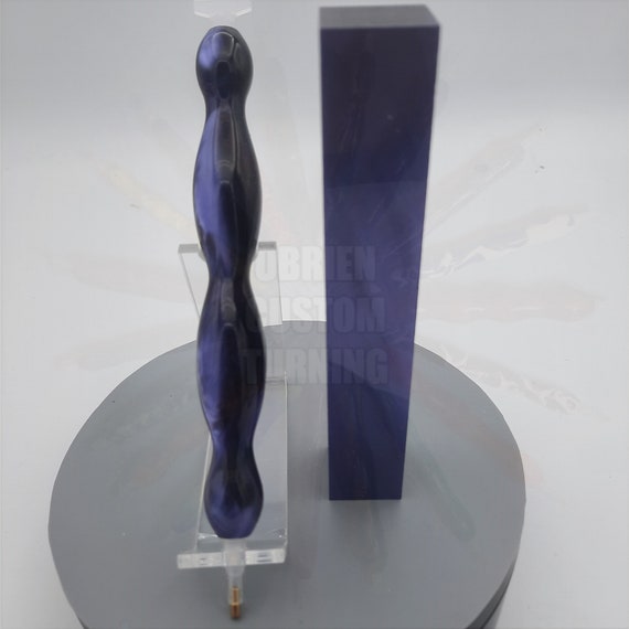 Diamond Painting Pen - kirinite wicked purple - Handmade Custom handcrafted lathe acrylic