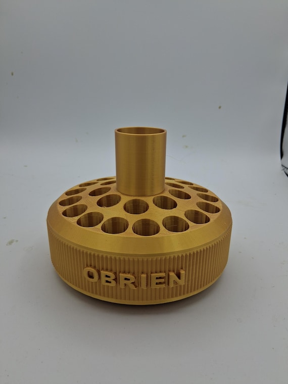 Rotating Pen Carousel Gold - Obrien Custom Turning Diamond painting pen display original model with storage in middle