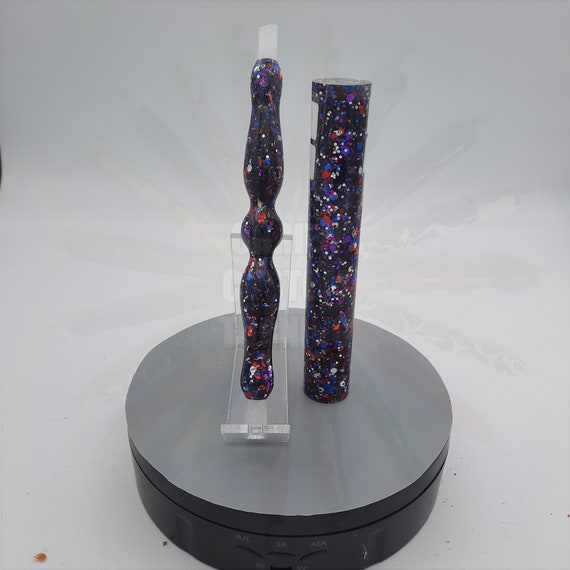 Diamond Painting Pen  - Freedom Burst Glitter Plus - Handmade Custom red, white blue patriotic handcrafted lathe acrylic