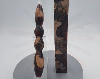 Diamond Painting Pen - Red Black Copper Grapevine - Handmade Custom handcrafted  lathe hybrid