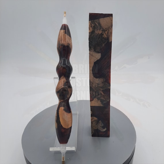 Diamond Painting Pen - Red Black Copper Grapevine - Handmade Custom handcrafted  lathe hybrid